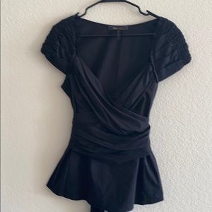 BCBG Maxazria blouse black
